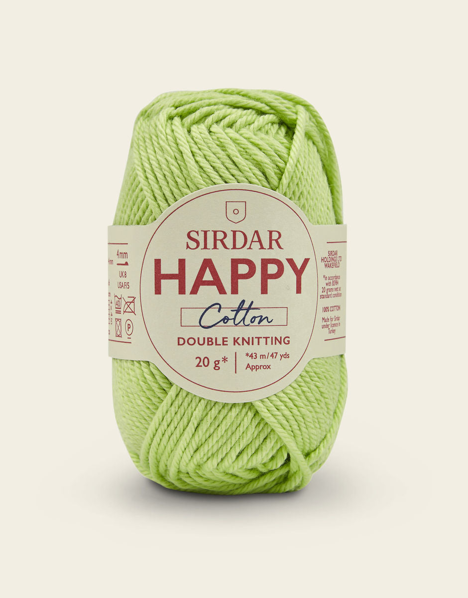 SIRDAR Happy Cotton Yarn - 20g