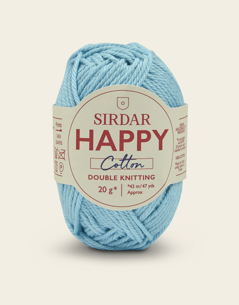 SIRDAR Happy Cotton Yarn - 20g