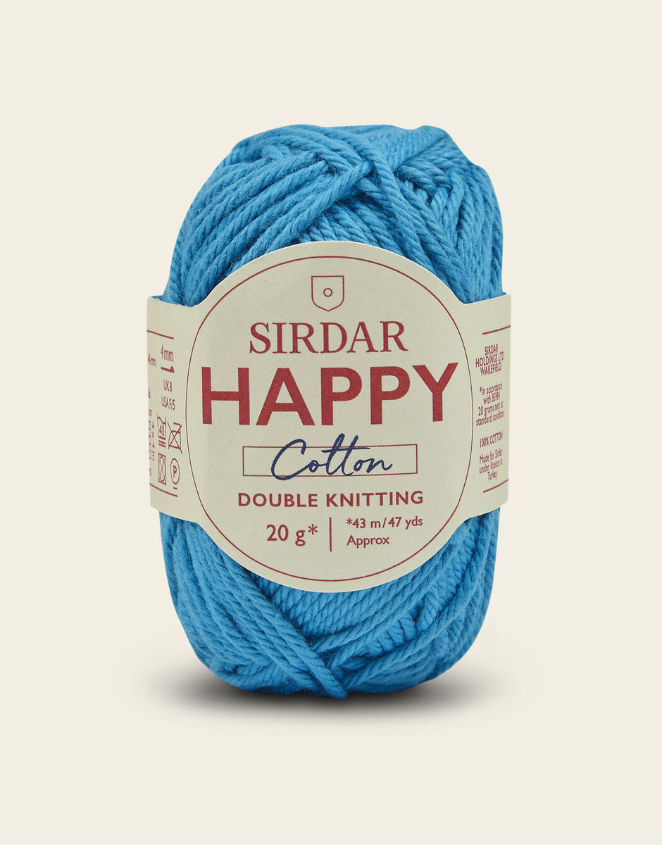 SIRDAR Happy Cotton Yarn - 20g