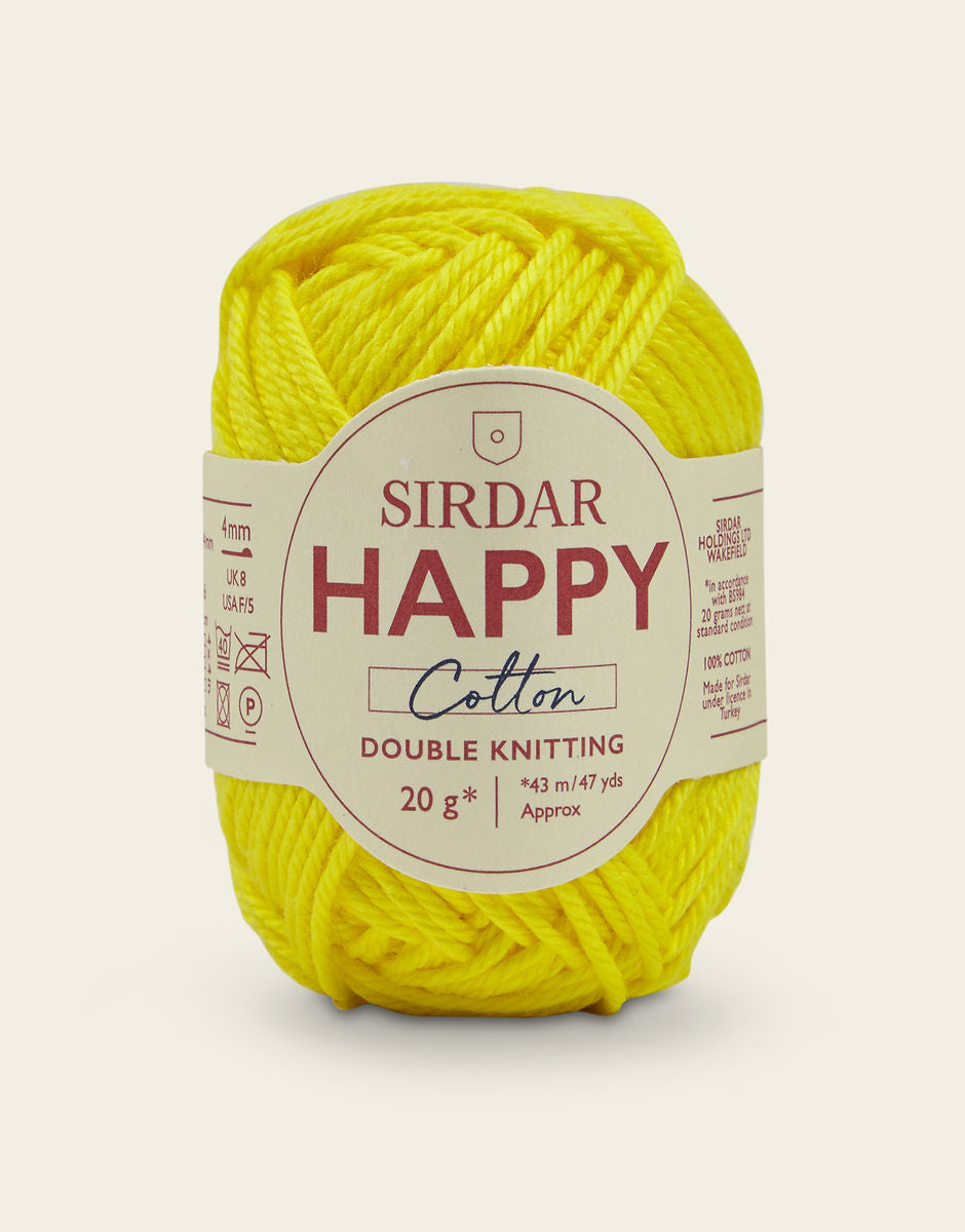 SIRDAR Happy Cotton Yarn - 20g