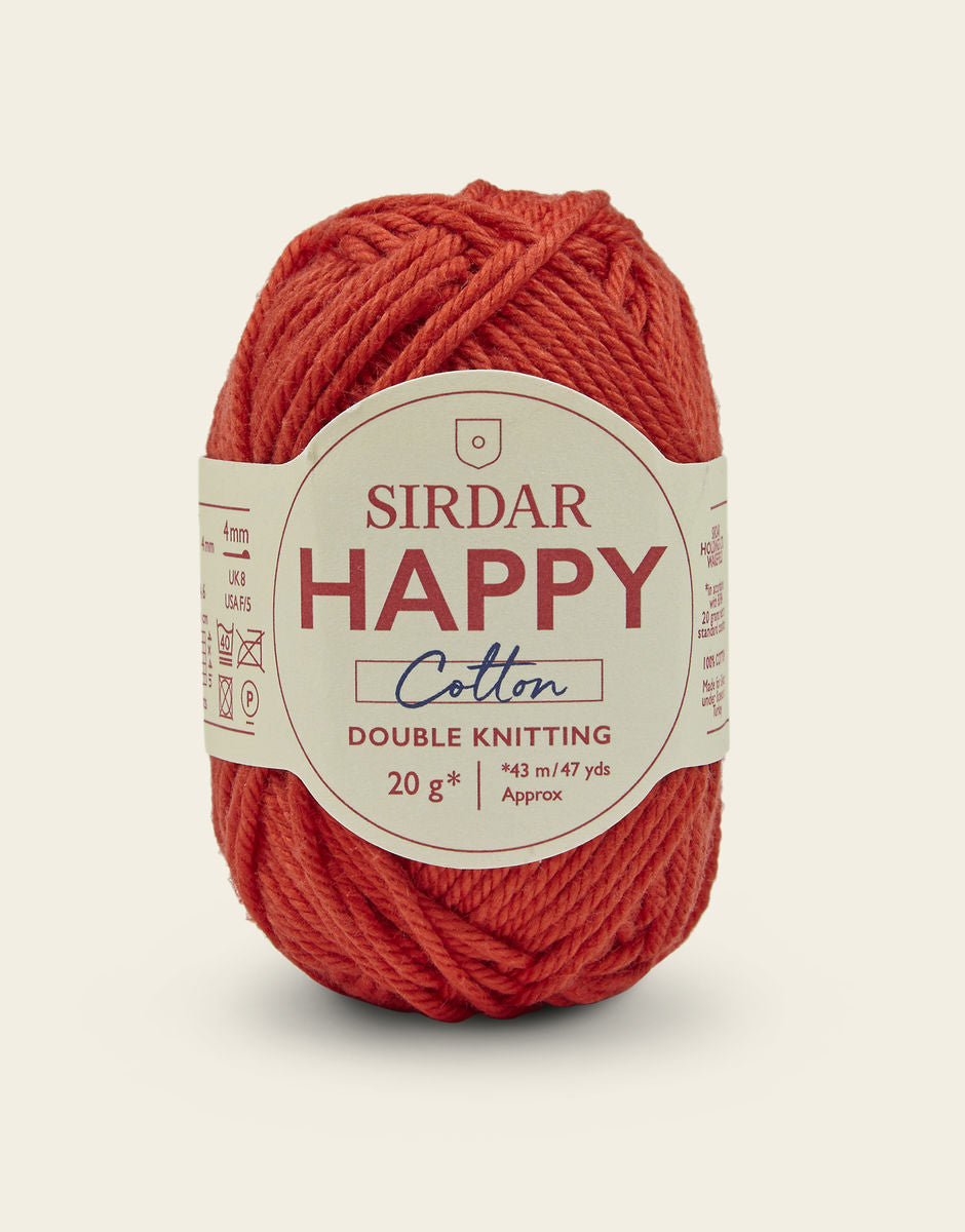 SIRDAR Happy Cotton Yarn - 20g