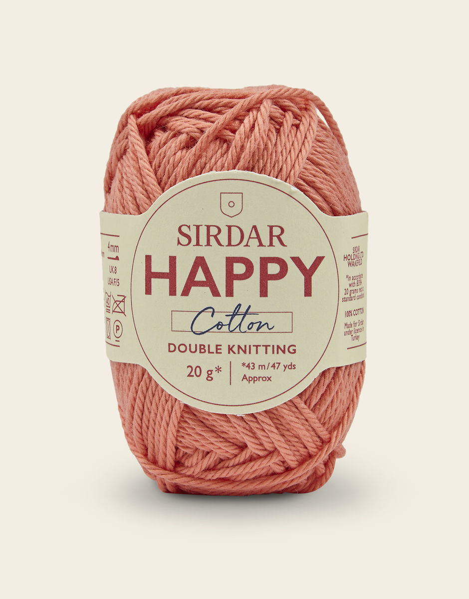 SIRDAR Happy Cotton Yarn - 20g