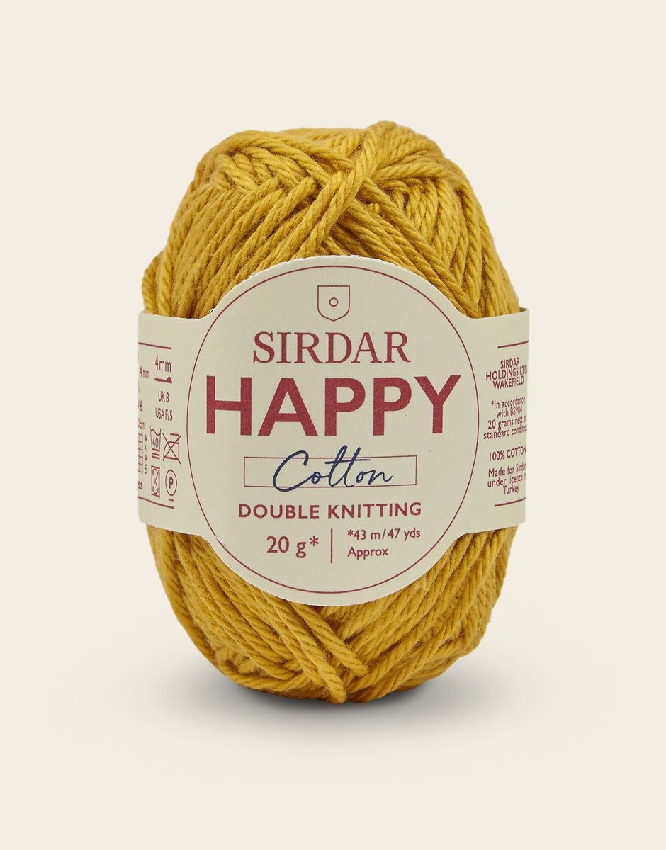 SIRDAR Happy Cotton Yarn - 20g