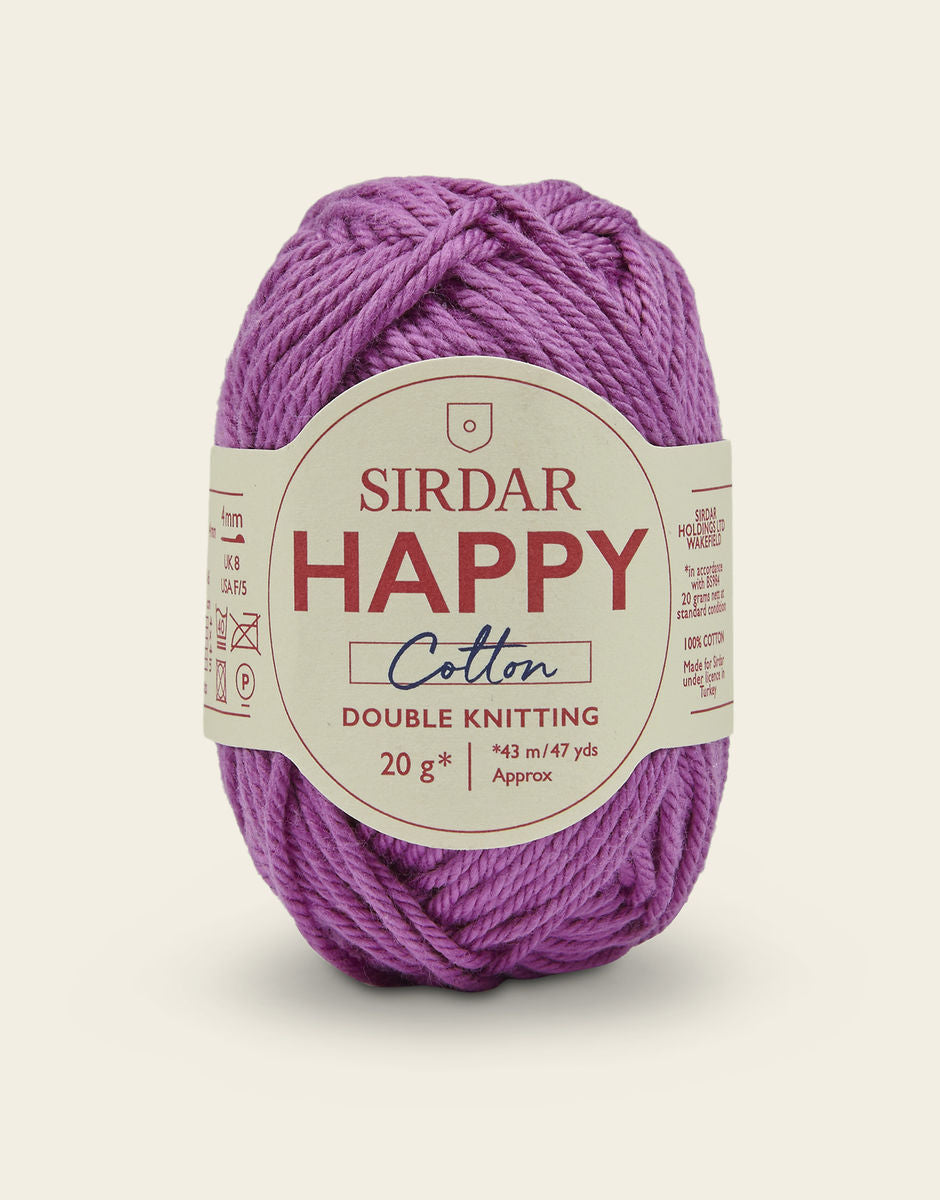 SIRDAR Happy Cotton Yarn - 20g