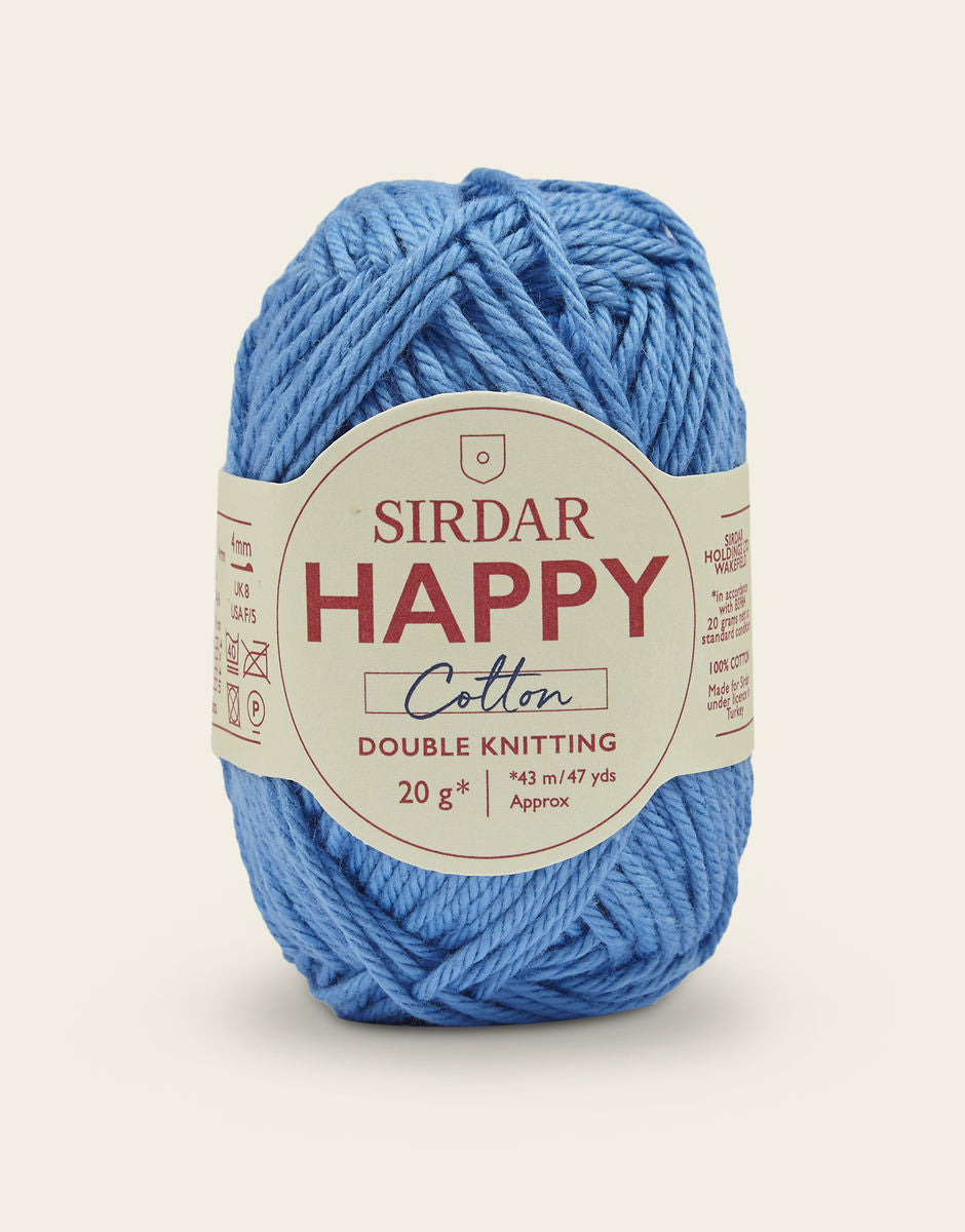 SIRDAR Happy Cotton Yarn - 20g