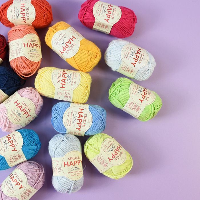 SIRDAR Happy Cotton Yarn - 20g