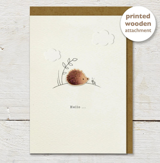 Hello Hedgehog - Ginger Betty Card