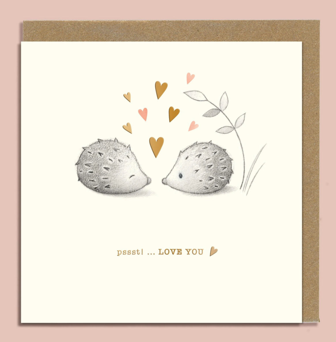 Pssst! Love you - Ginger Betty Card