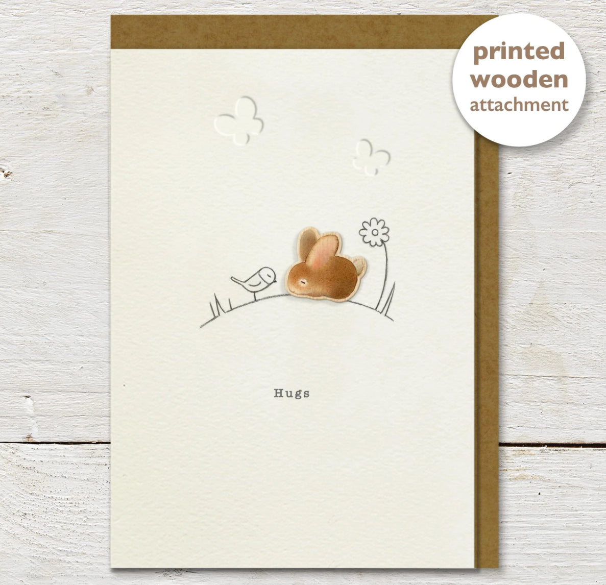 Hugs Rabbit - Ginger Betty Card