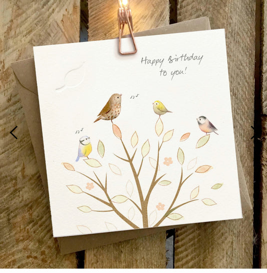 Happy Birthday to You Birds - Ginger Betty Card