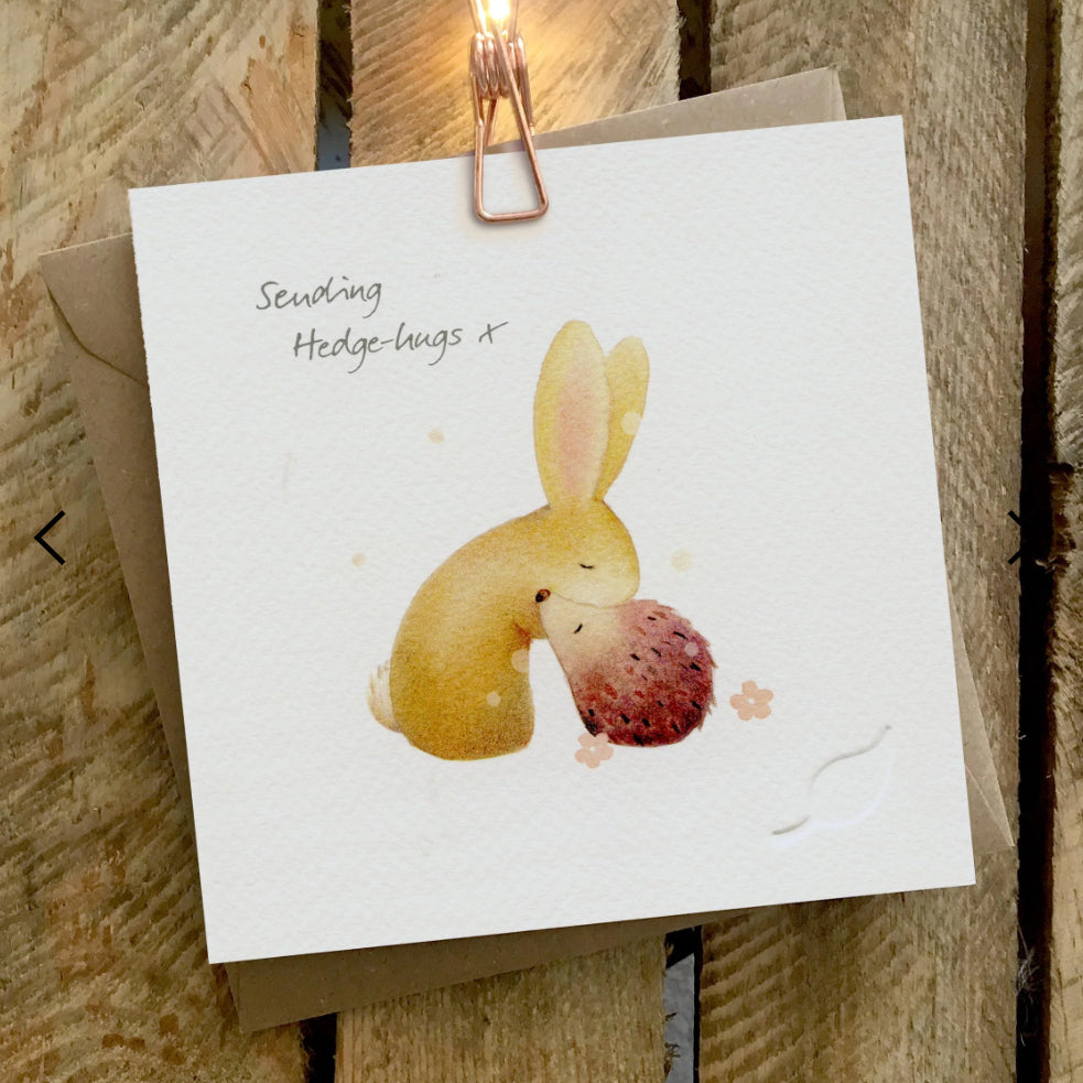 Sending Hedge-Hugs - Ginger Betty Card