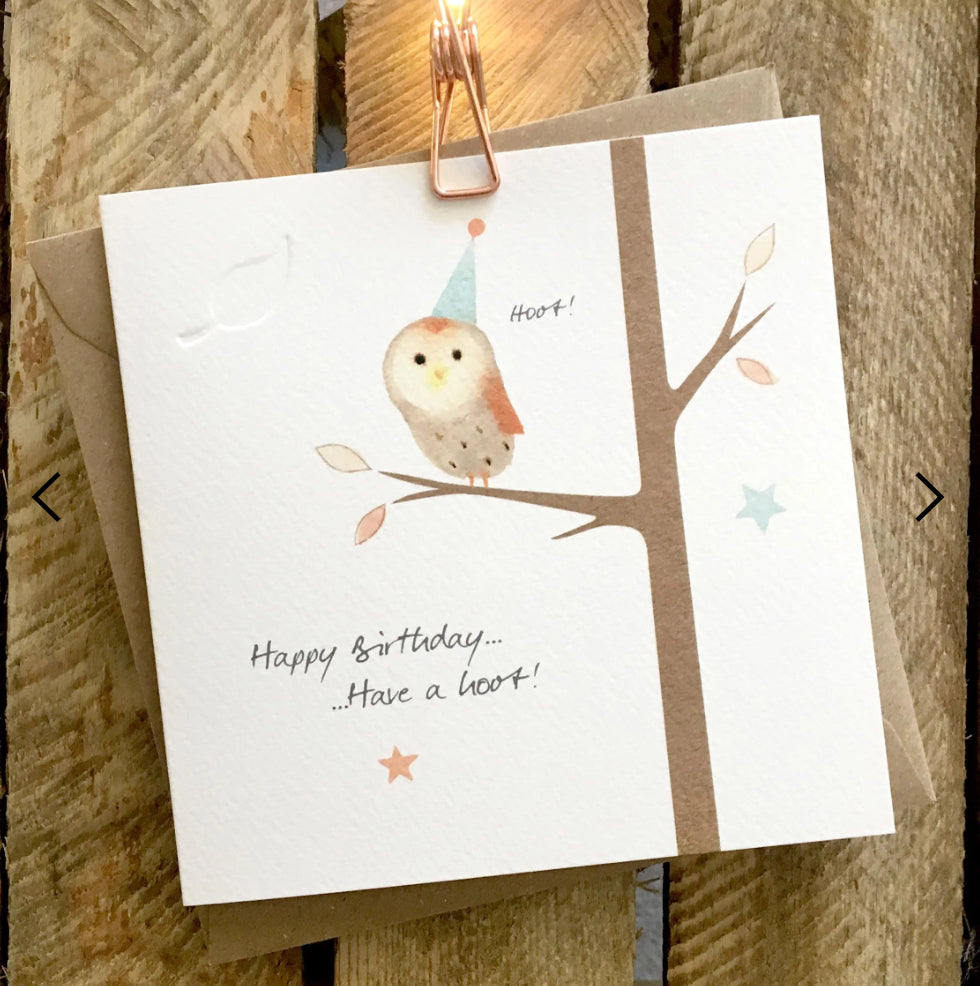 Happy Birthday. Have a Hoot! - Ginger Betty Card