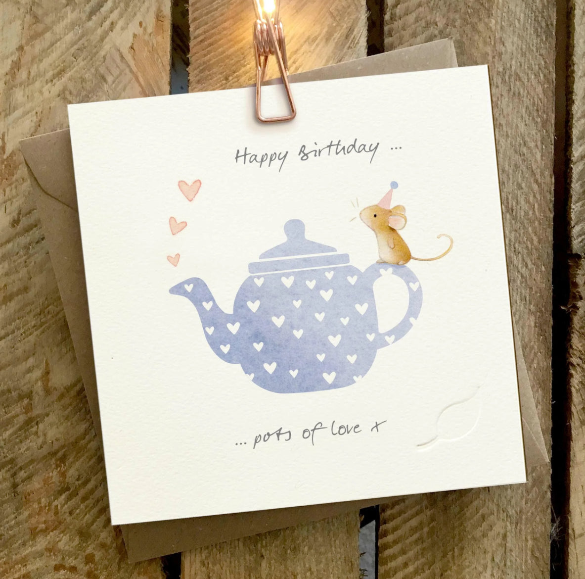 Happy Birthday! Pots of love - Ginger Betty Card