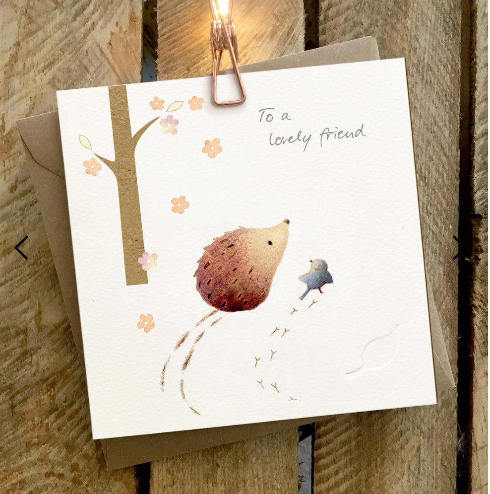 To a Lovely Friend - Ginger Betty Card