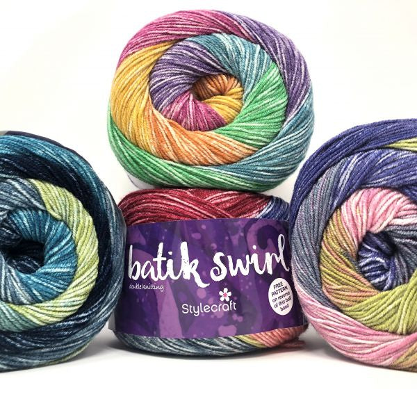 Batik Swirl Wool - 200g