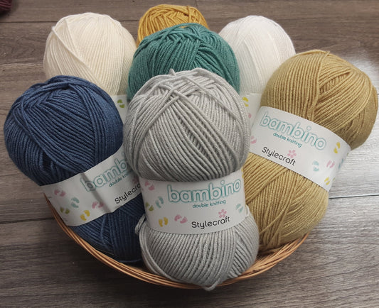 Bambino DK Wool (Solid colour)