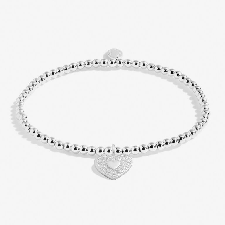 Christmas Cracker 'Merry Christmas' Bracelet In Silver Plating