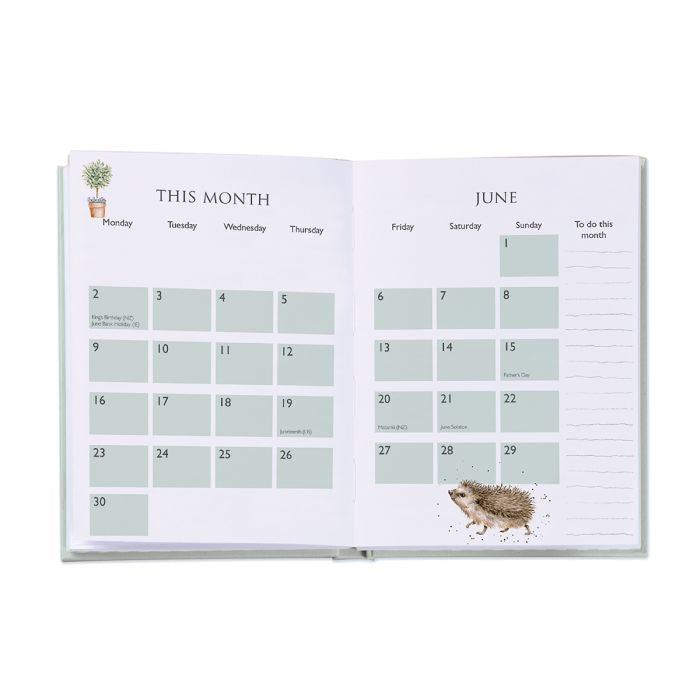 2025 Diary Planner Highland Cows - Wrendale