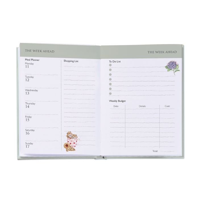 2025 Diary Planner Highland Cows - Wrendale