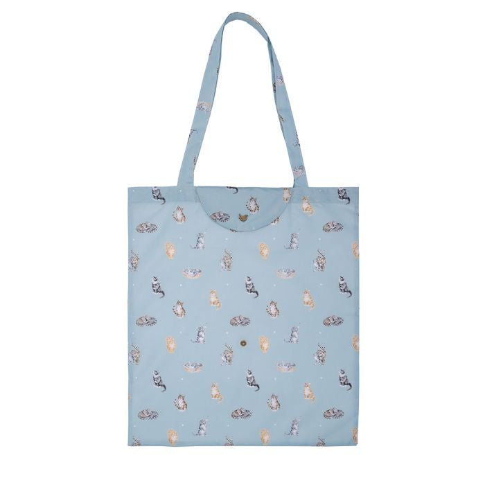 Feline Friends Cat Foldable Shopping Bag Wrendale