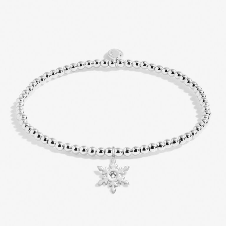 Christmas A Little 'Christmas Wishes' Bracelet In Silver Plating