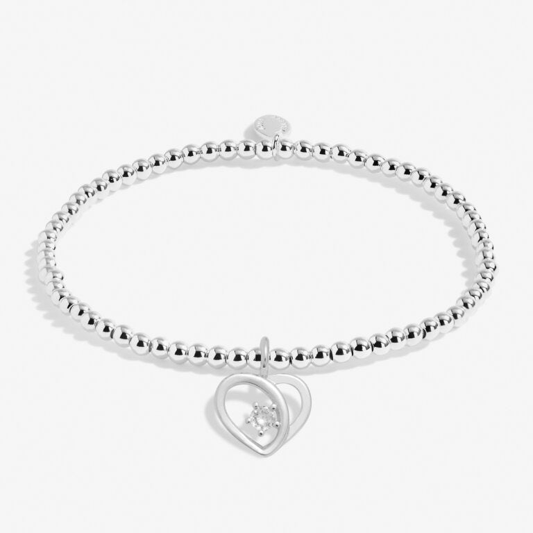 Christmas A Little 'Merry Christmas Lovely Daughter' Bracelet In Silver Plating