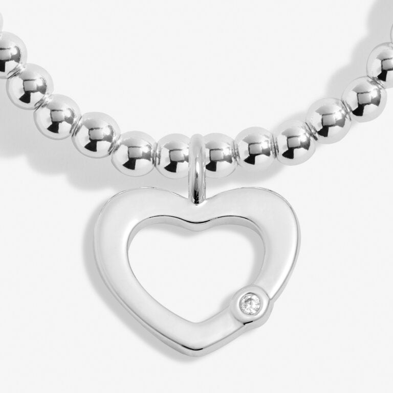 Christmas A Little 'Merry Christmas Wonderful Mum' Bracelet In Silver Plating