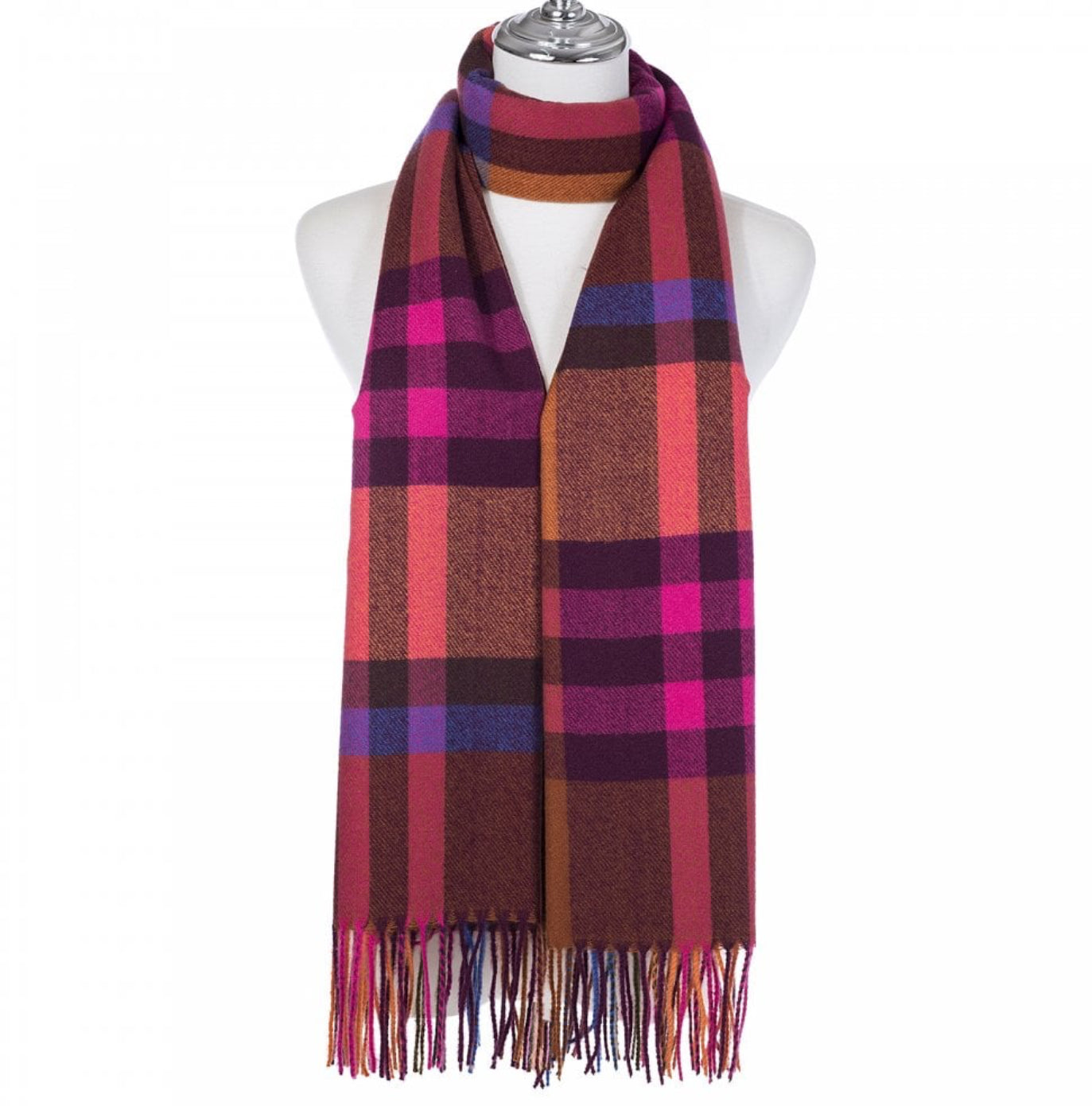 Pink and Orange Scarf