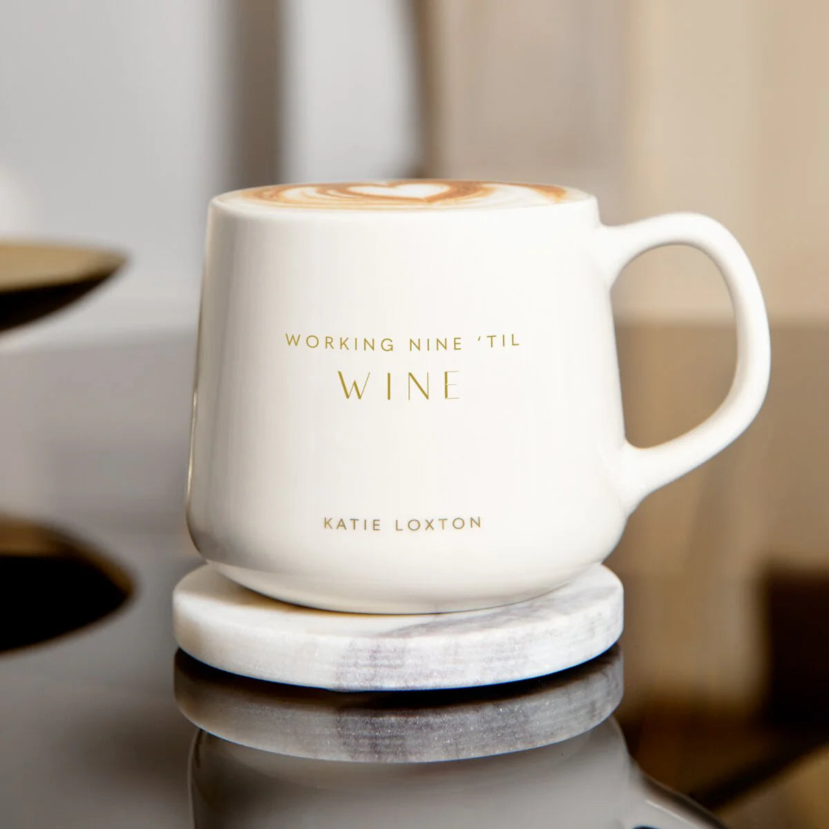 Nine 'Til Wine Cermic Mug