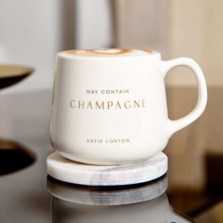 May Contain Champagne Porcelain Mug