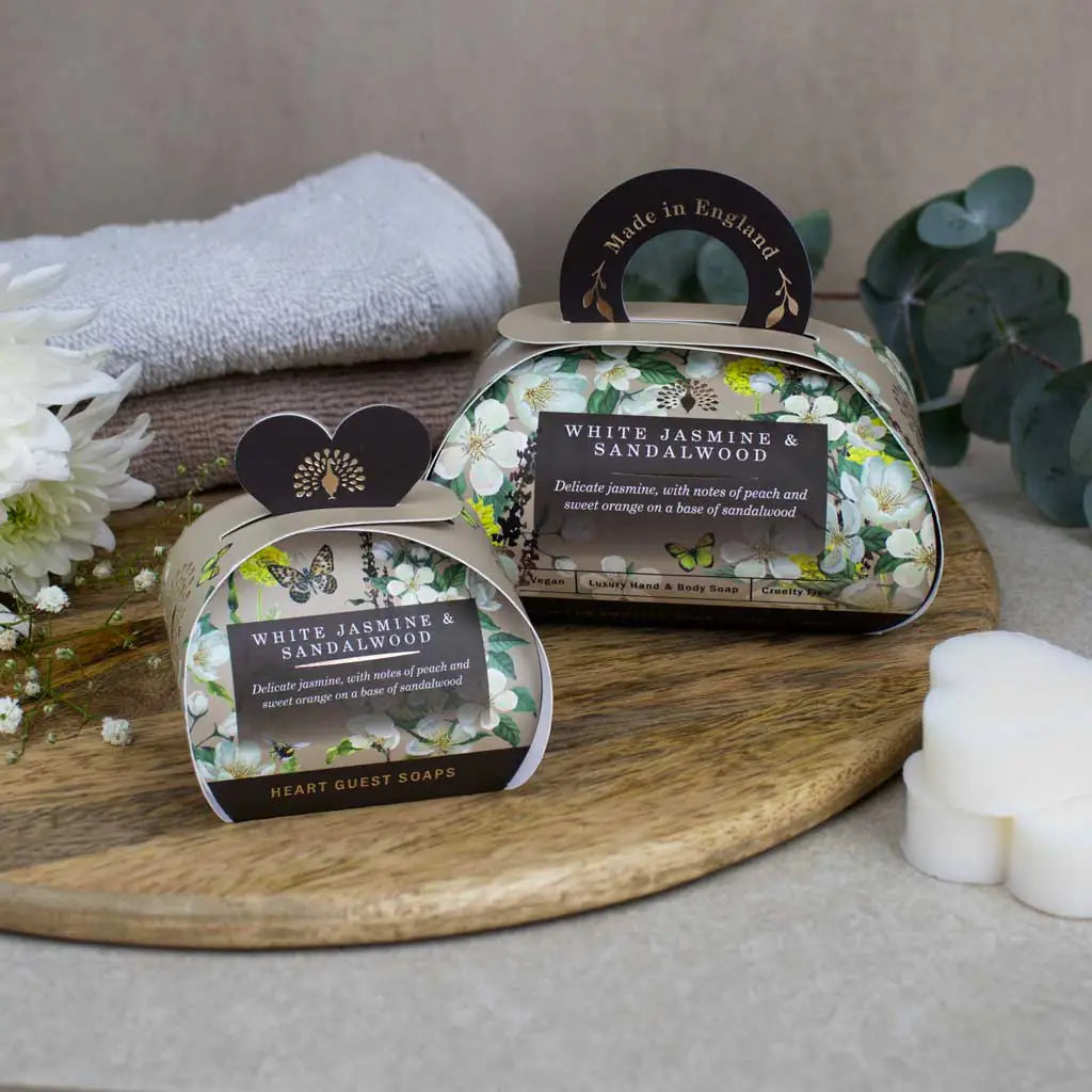 Signature White Jasmine and Sandalwood - Heart Guest Soaps