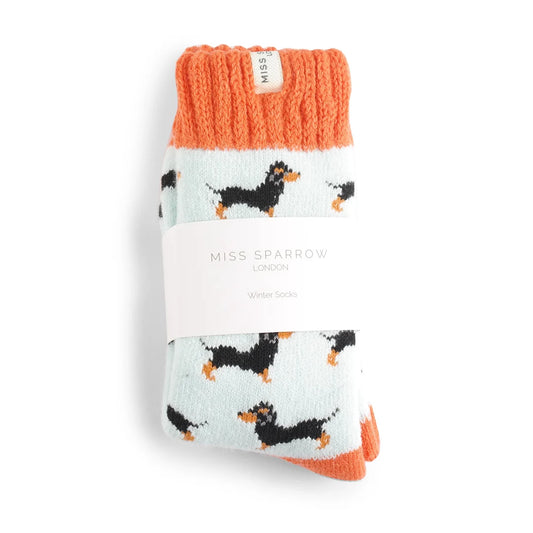 Winter Little Sausage Dog Socks