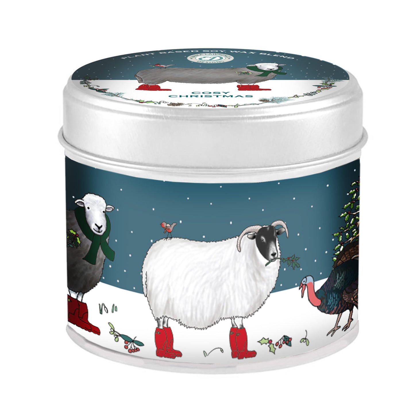 Cozy Christmas Tin Candle - Emma Lawrence