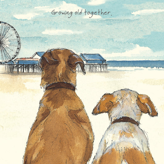 Battersea Rescue Dogs Greeting Card | Anna Danielle