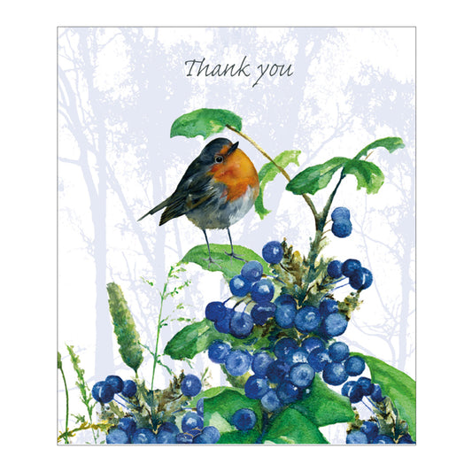 Thank You Robin Card | The Little Dog Laughed