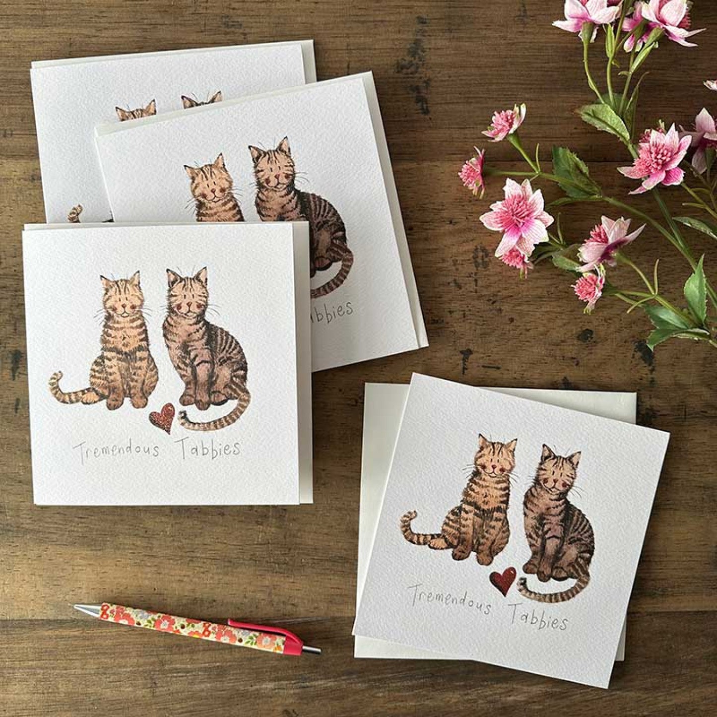 Tremendous Tabbies Cat Card