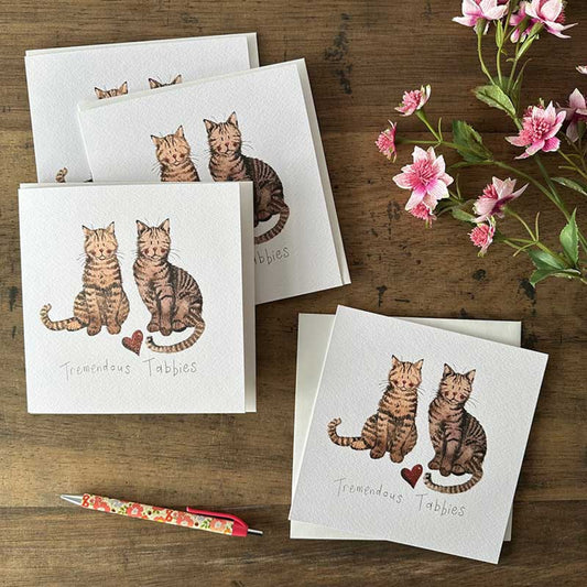 Tremendous Tabbies Cat Card