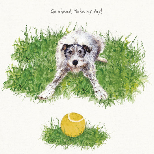 Rescue Lurcher Greeting Card | Anna Danielle