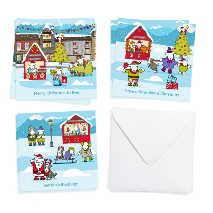 Herdy Pack of 6 Christmas Cards