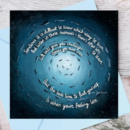 'Oceans' Single Greeting Card