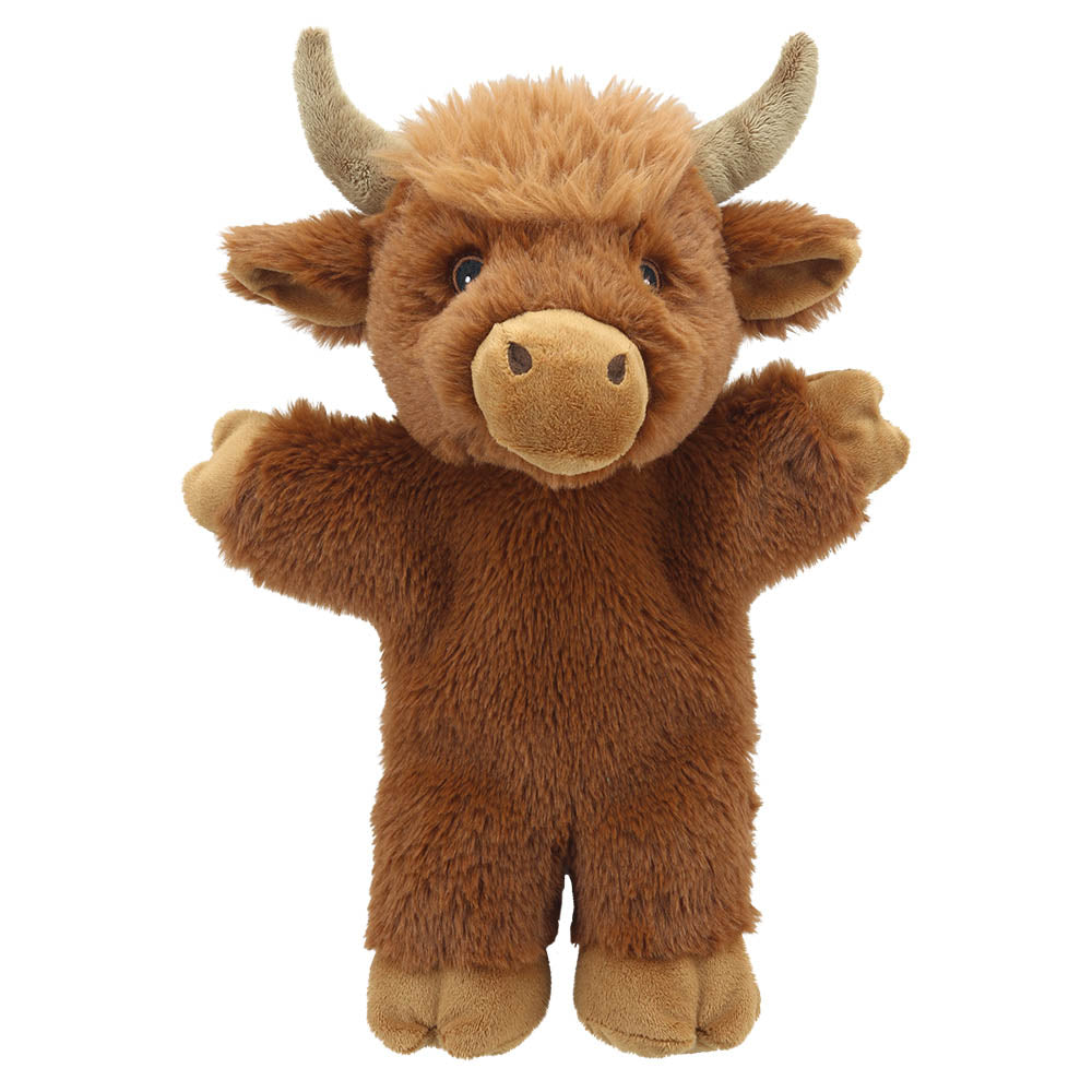 Highland Cow Hand Puppet