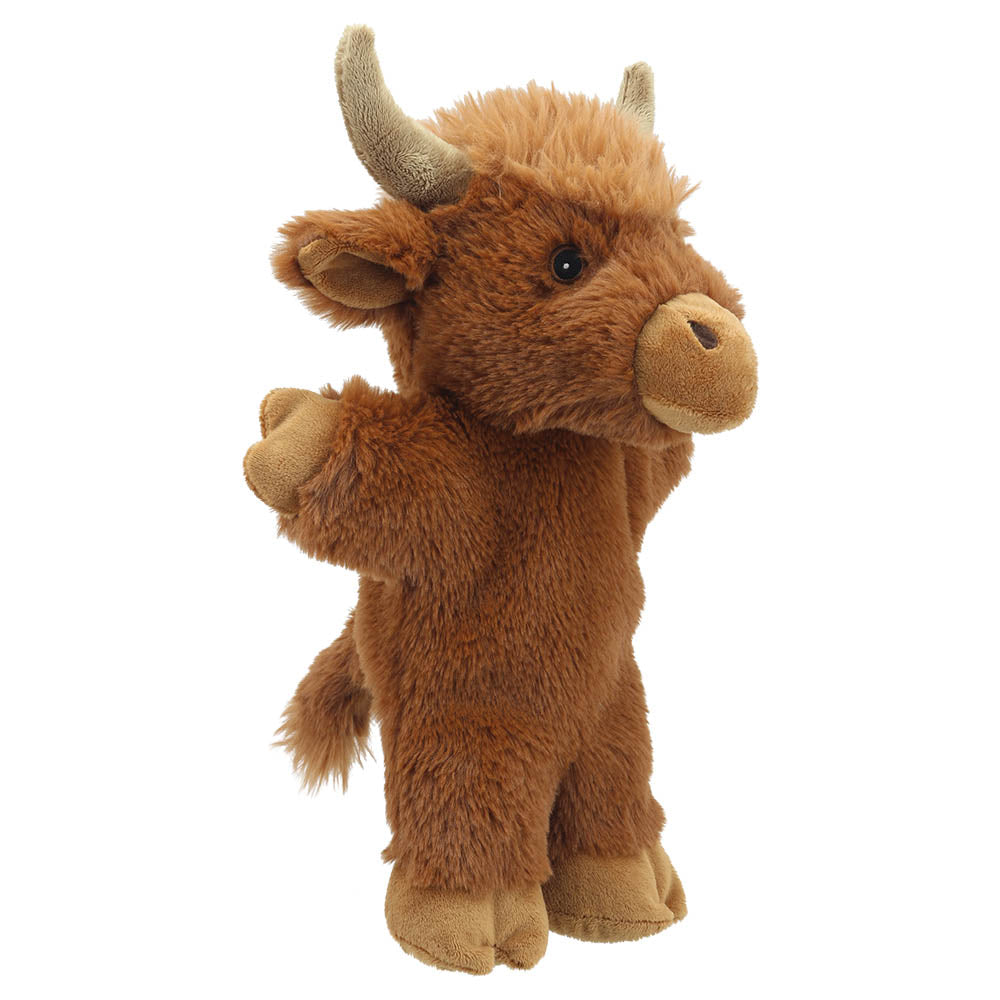 Highland Cow Hand Puppet