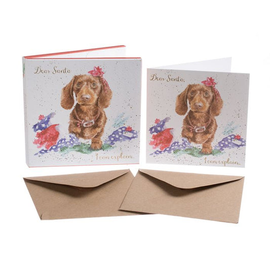 ‘I Can Explain…’ Dachshund Christmas Card Box Set Wrendale Designs