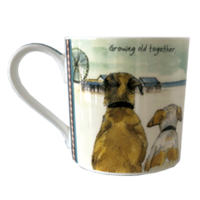 Battersea Rescue Dogs Growing Old Together China Mug