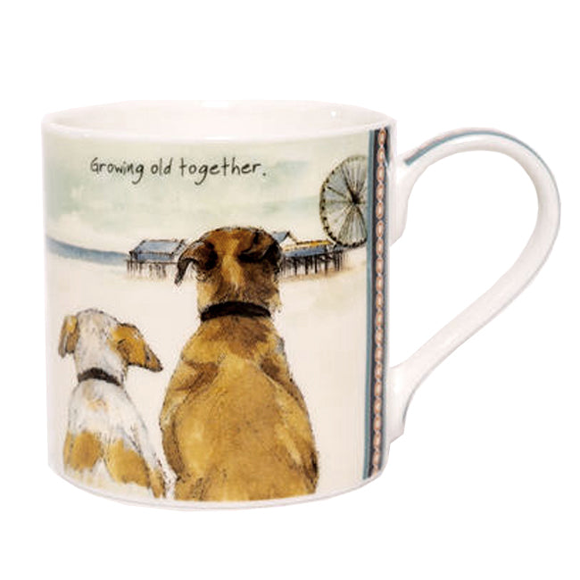 Battersea Rescue Dogs Growing Old Together China Mug