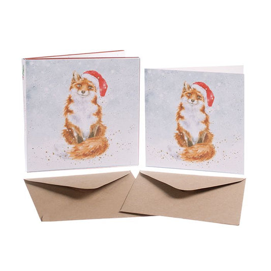 ‘Festive Fox’ Christmas Card Box Set by Wrendale Designs