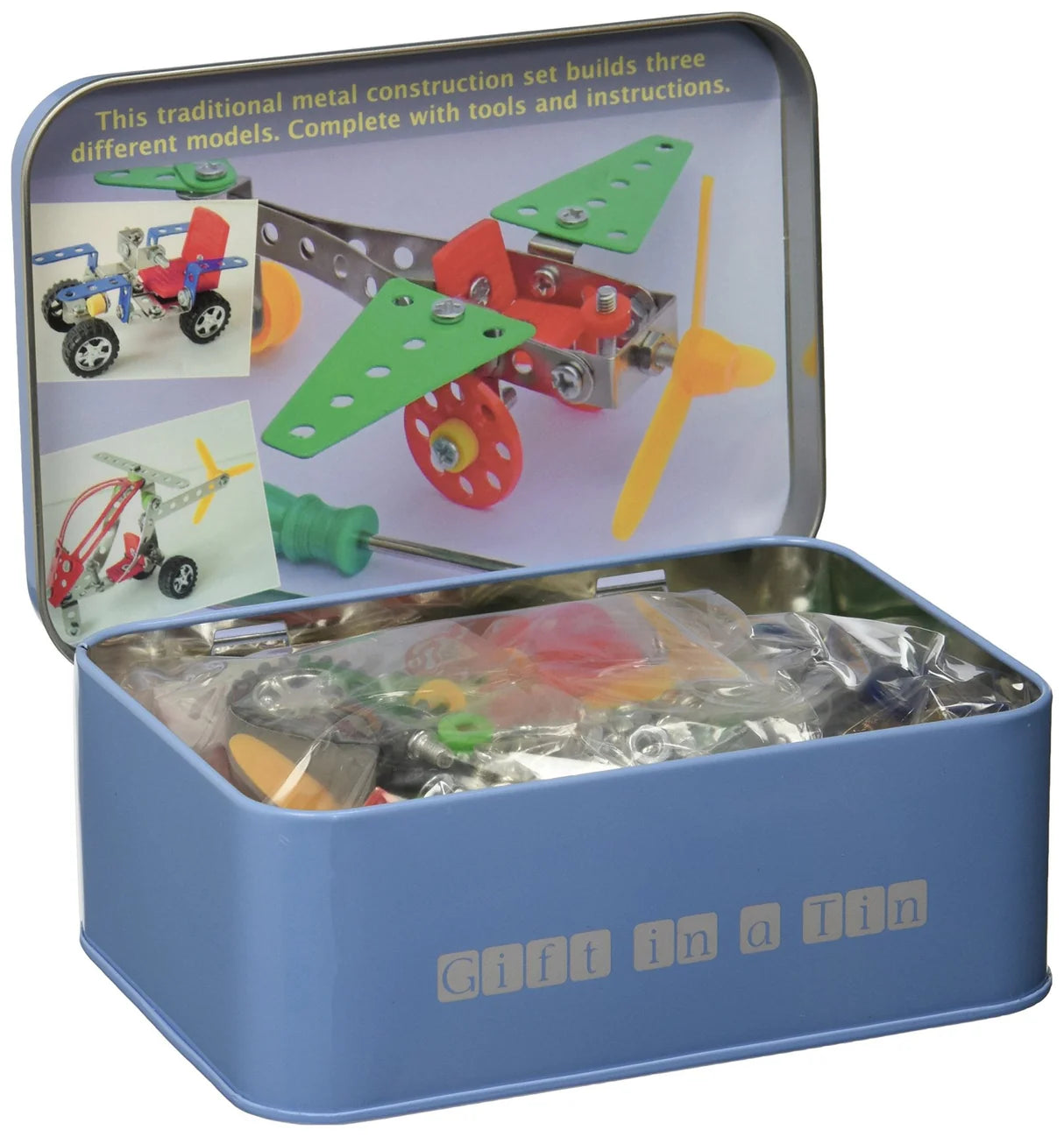 Apples To Pears Gift In A Tin Mini Mechanic Construction Set