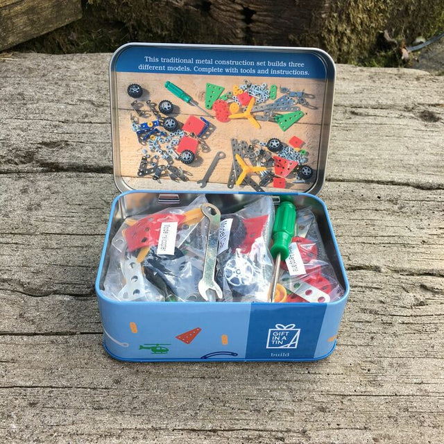 Apples To Pears Gift In A Tin Mini Mechanic Construction Set