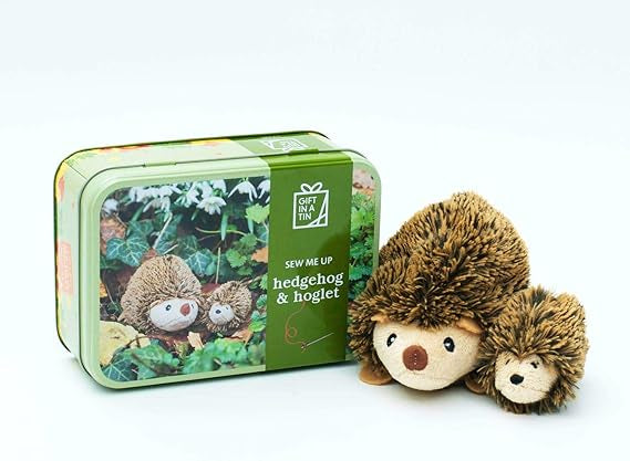 Apples To Pears Gift In A Tin Sew Me Up Hedgehog & Hoglet