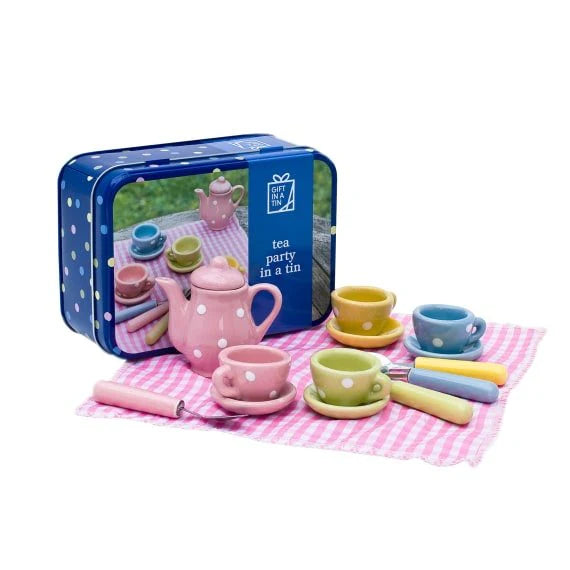 Apples To Pears Gifts In A Tin Tea Party Set